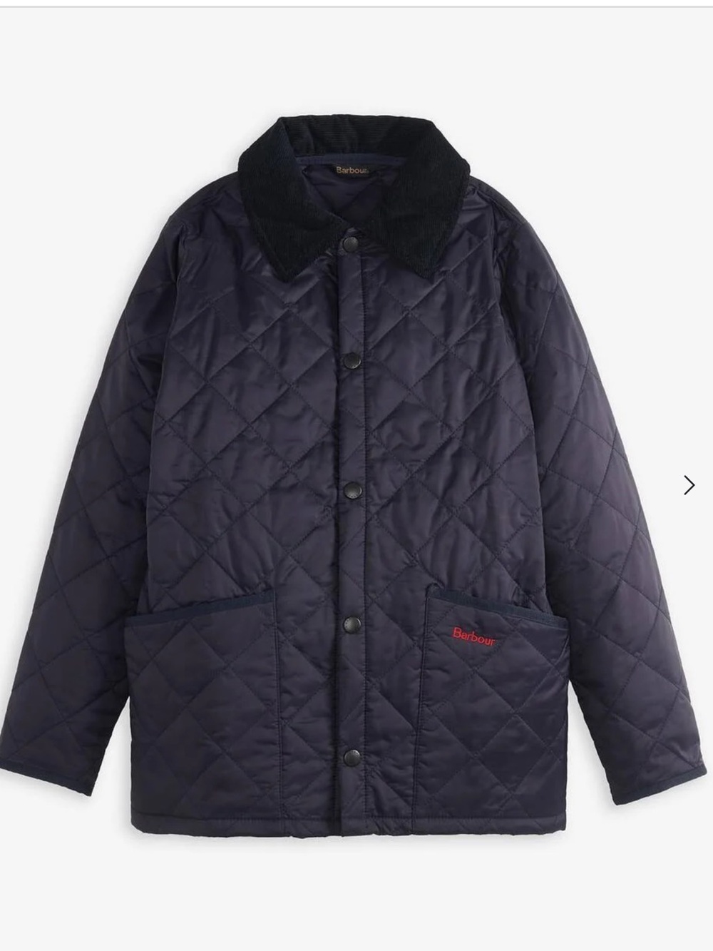 Barbour boys liddesdale quilted jacket XL